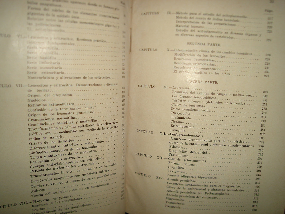 160- Hematología Clínica Basada En La Doctrina Del Acitoplasmocito Y Células Vegetativas - 1941