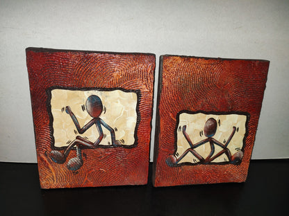 A6- Juego De Cuadros Figuras Minimalistas, Pintura Plástica - 2008