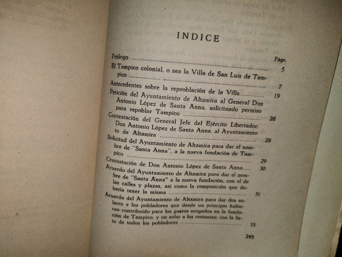 83- Repoblación De Tampico - Luis Velasco Y Mendoza - México 1942