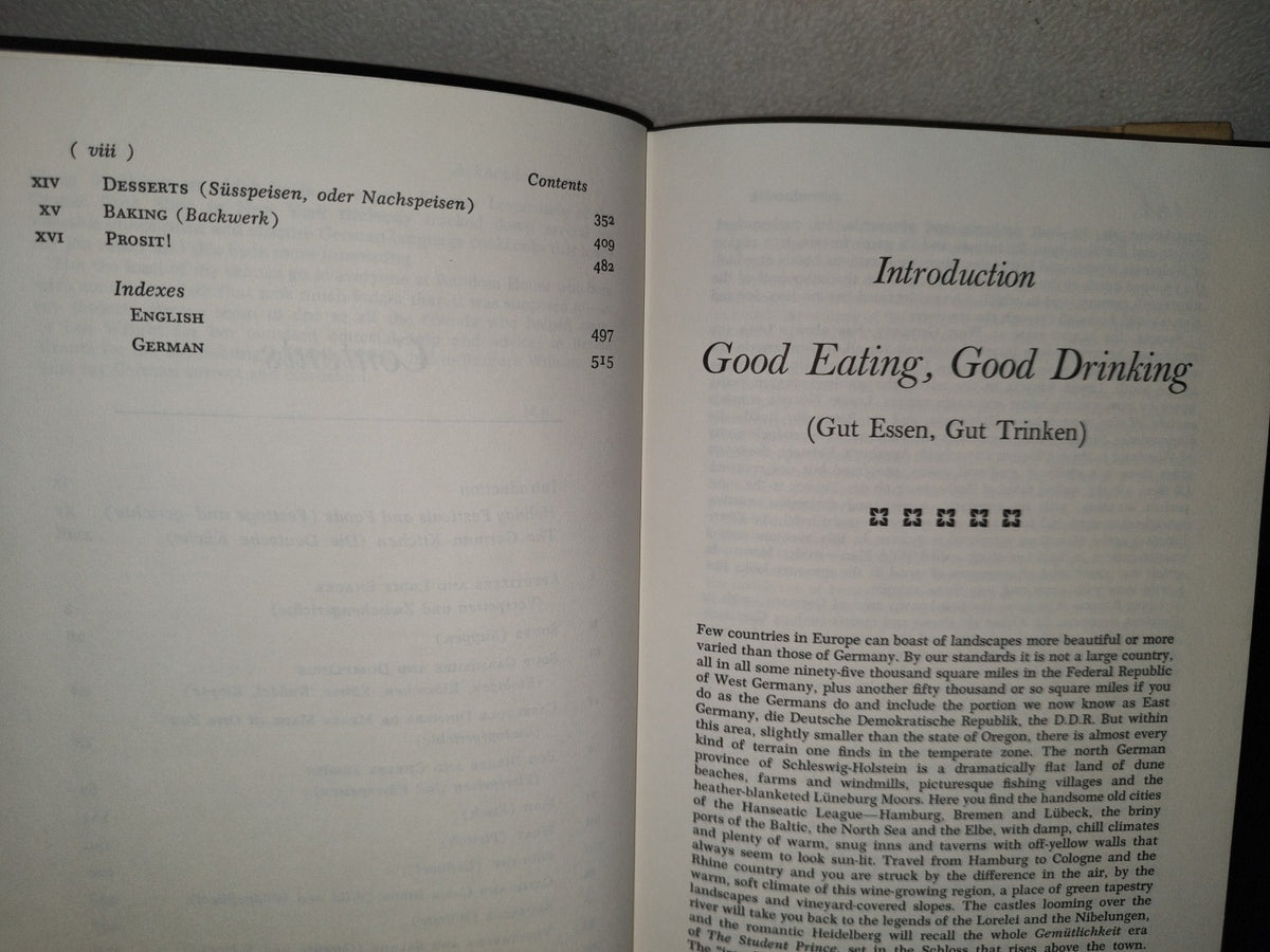 118- The German Cookbook. A Complete Guide To Mastering Authentic German Cooking. Mimi Sheraton 1965