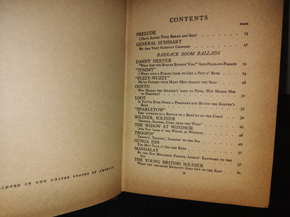 101- Barrack Room Ballads - Rudyard Kipling - Signature Classics - 50'S