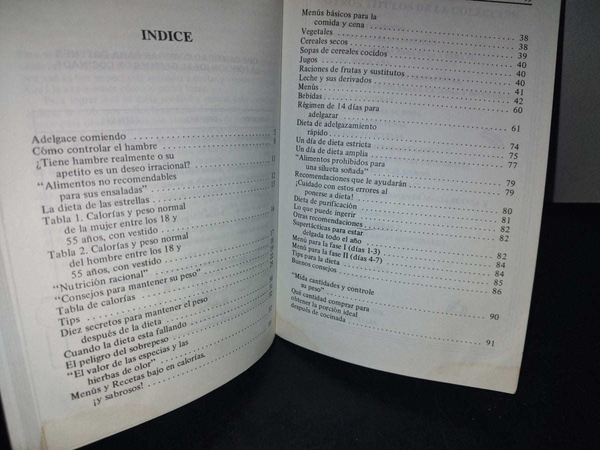 166- Adelgace Comiendo. Colección Una Vida Mejor - Editores Mexicanos Unidos - 1994