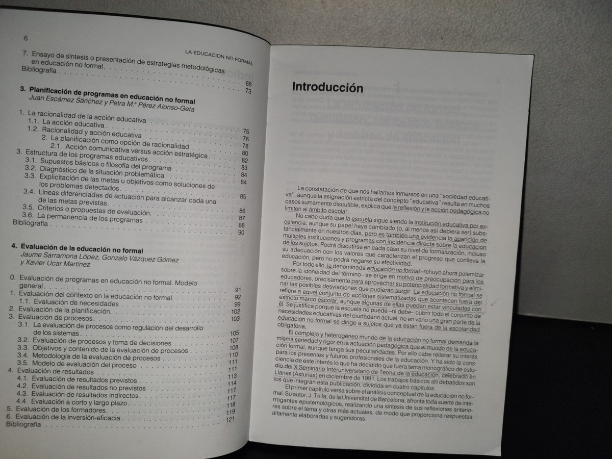 196- La Educación No Formal - Jaume Sarramona - 1992