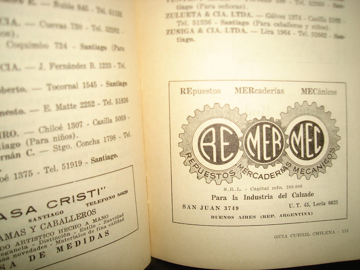 167- Guía Cueril Chilena De Editesa - 1947
