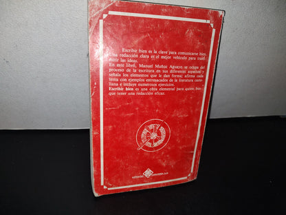 96- Escribir Bien. Manual De Redacción - Manuel Muñoz Aguayo