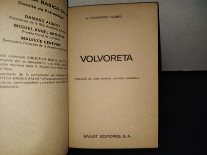 215- Volvoreta - W. Fernández Flores - Biblioteca Básica Salvat - 1972