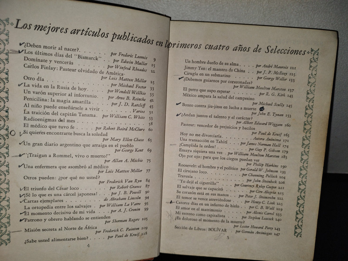 66- Selección De Selecciones Del Reader'S Digest - 1944