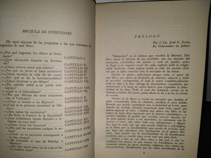 57- El Manumiso. Novela De Un Sacerdote Mexicano - Gabriel De La Mora - 1970