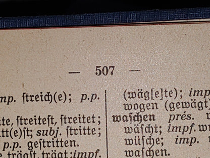 124- Diccionario Alemán-Francés. Langenscheidt Francais-Allemand - Waldemar Dickfach - 1952