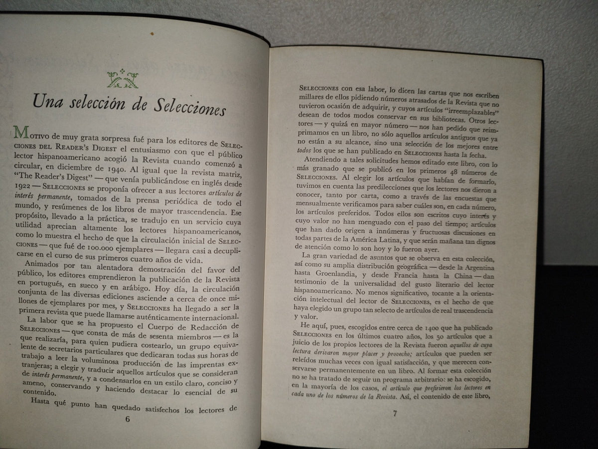 158- Selección De Selecciones Del Reader'S Digest - Primera Edición, 1944