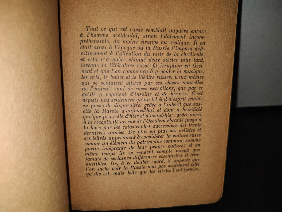 169- La Russie Absente Et Présente - Wladimir Weidlé - Gallimard - 1949