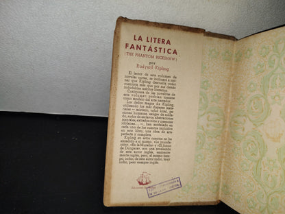 195- La Litera Fantástica - Rudyard Kipling - Ediciones ”La Nave” - Madrid - 50'S