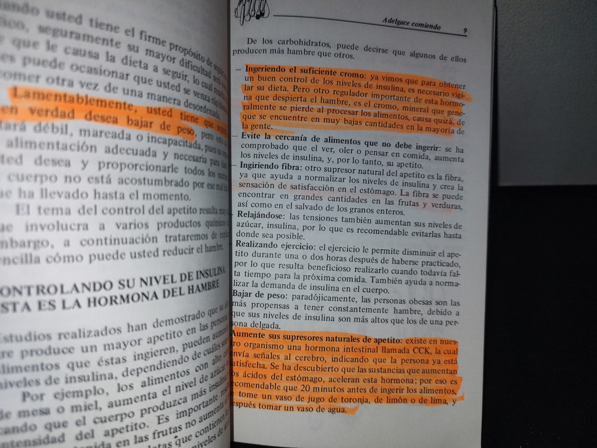 166- Adelgace Comiendo. Colección Una Vida Mejor - Editores Mexicanos Unidos - 1994