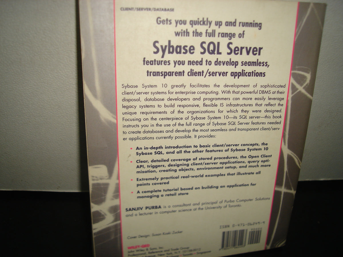 3- Informática - Developing Client Server Systems Usingsybase Sql Server System 10 - Sanjiv Purba