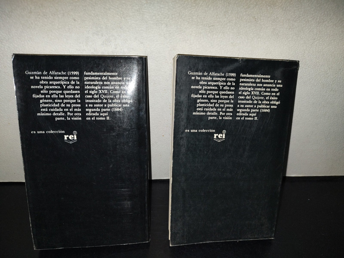 202- Guzmán De Alfarache I Y II - Mateo Alemán. Edición De Benito Brancaforte, Rei México. Letras Hispánicas - Primera Edición, México, 1990