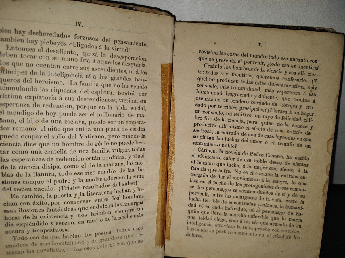 60- Carmen (Memorias De Un Corazón) - Pedro Castera - 1887 - Firmado