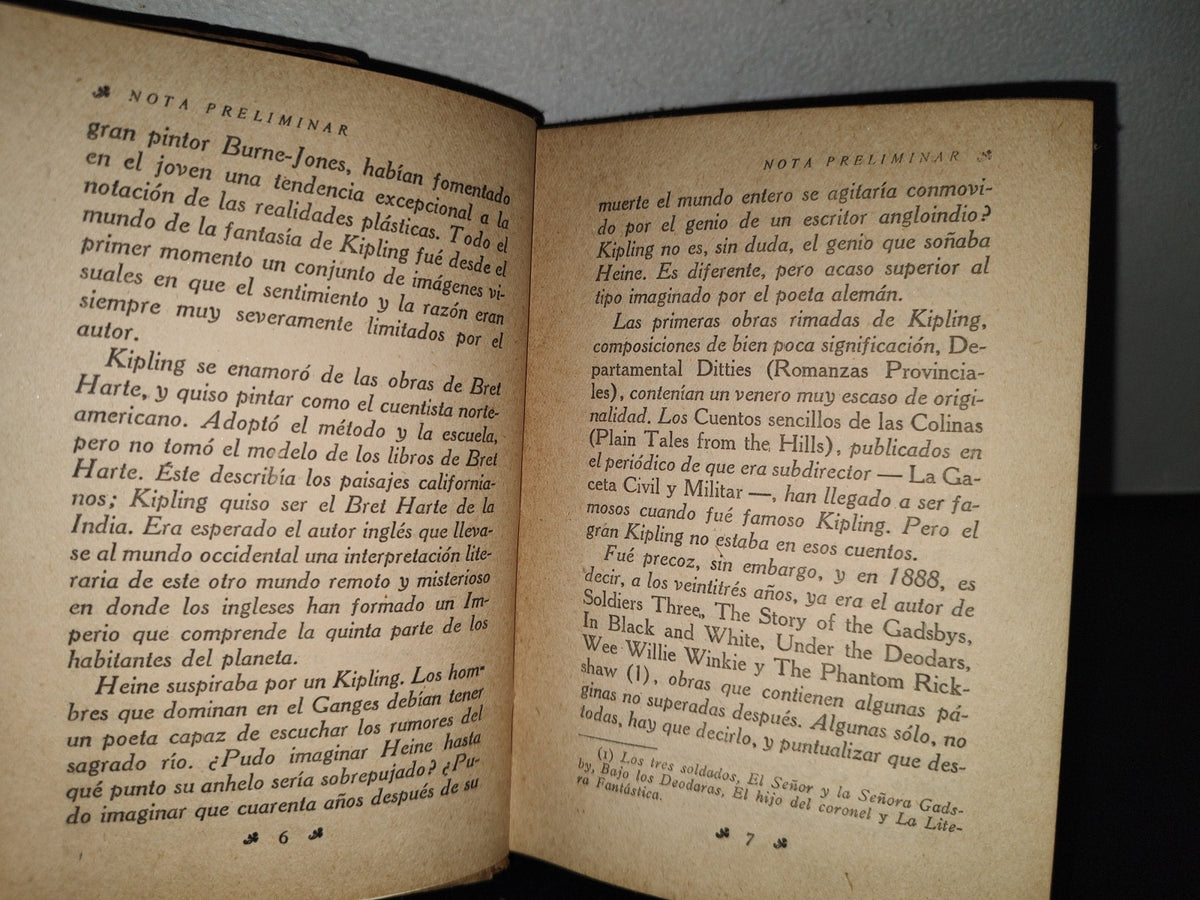 195- La Litera Fantástica - Rudyard Kipling - Ediciones ”La Nave” - Madrid - 50'S