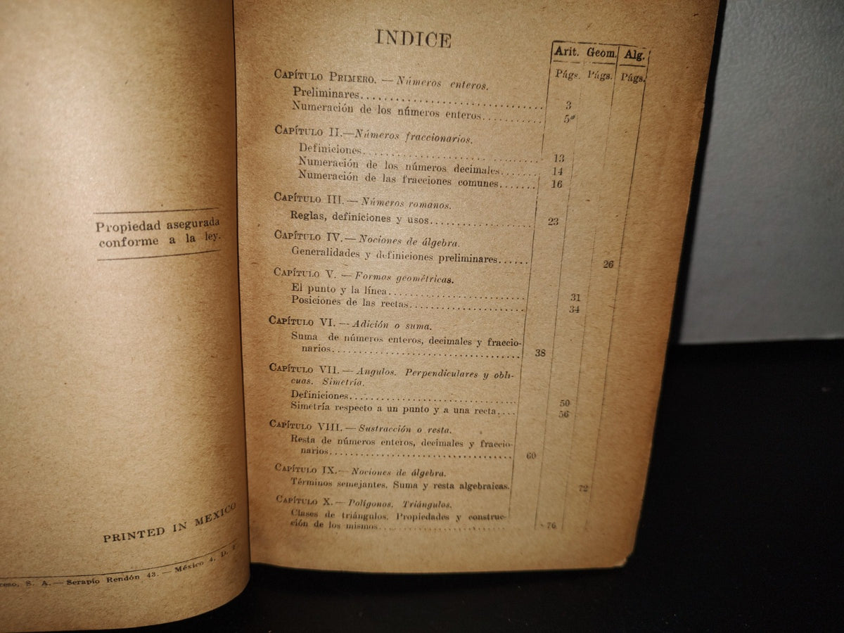 93- Aritmática Y Nociones De Geometría. Cuarto Libro - J. E. Rozán - 1956