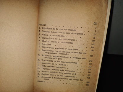 124- Guía Médica De Urgencia - Jonn Henderson - Bruguera Libro Práctico - 1970
