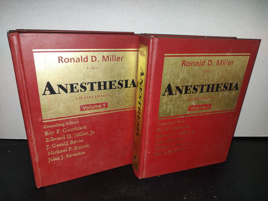 179- Anesthesia. Fifth Edition. Volume 1 And 2 - Ronald D. Miller - 1981