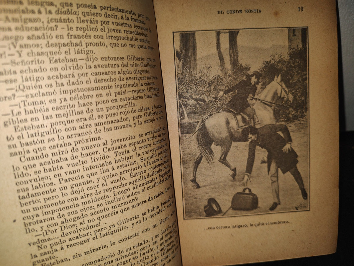 64- El Conde Kostia - Victor Cherbuliez - Madrid, Saturnino Calleja Fernández, 1900'S