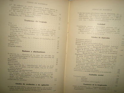 167- Práctica Semiológica De Las Enfermedades Mentales - Editorial Modesto Usón, 1938