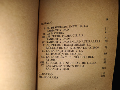 215- La Radiactividad - Silvia Bulbulian - Sep, La Ciencia/42 - Primera Edición 1982