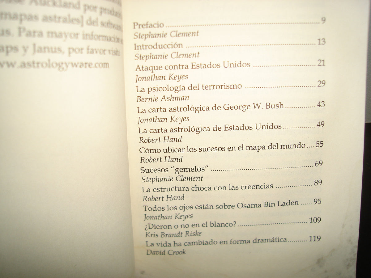 161- Ataque A La Civilización. 11 De Septiembre De 2001 Y Más Allá. Una Perspectiva Astrológica