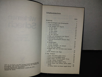 128- Alemán. Libro De Ajedrez. Wir Lernen Schach - Helmut Born, Karl Colditz, Jürgen Haakert - 1971