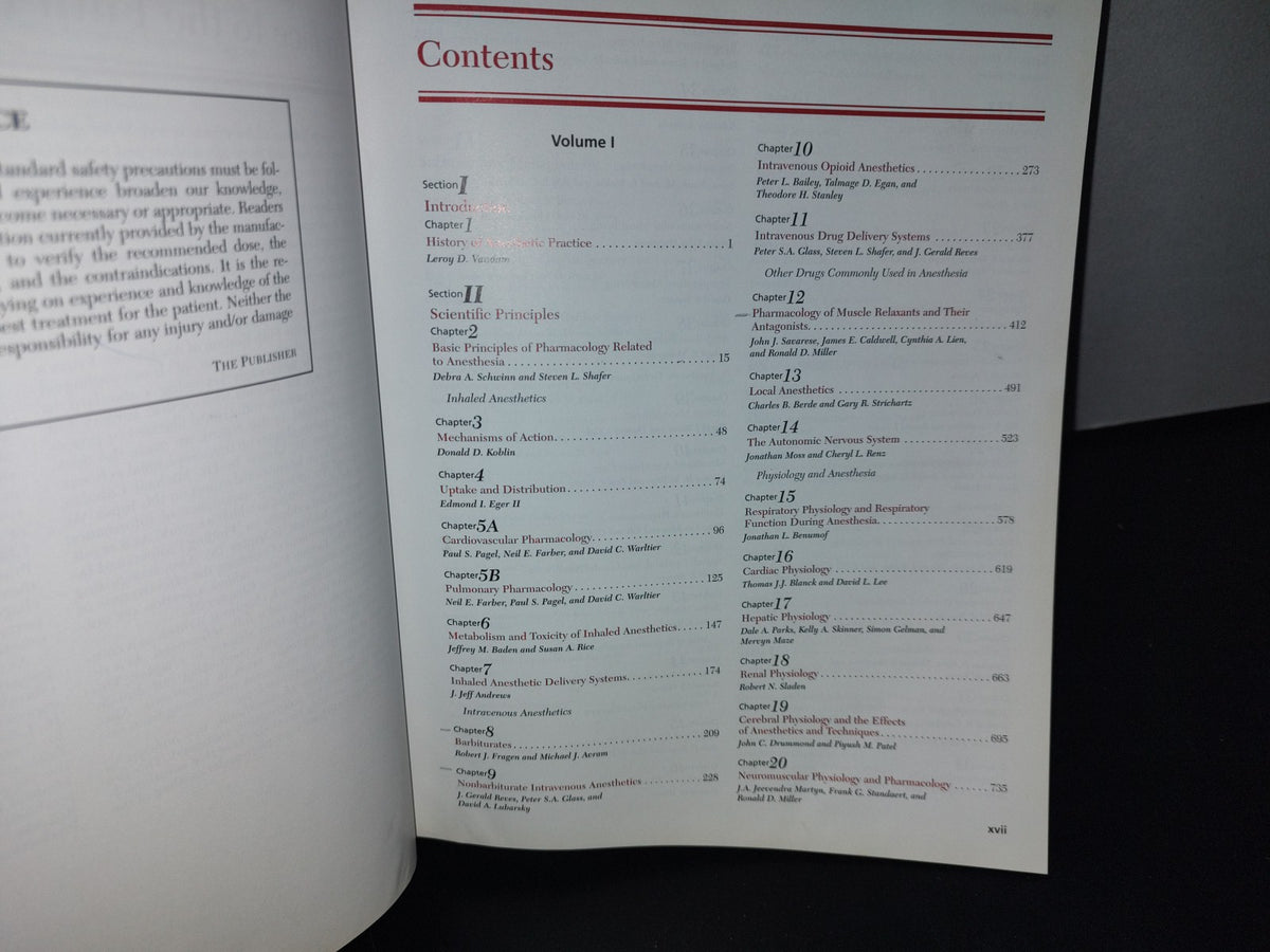 179- Anesthesia. Fifth Edition. Volume 1 And 2 - Ronald D. Miller - 1981