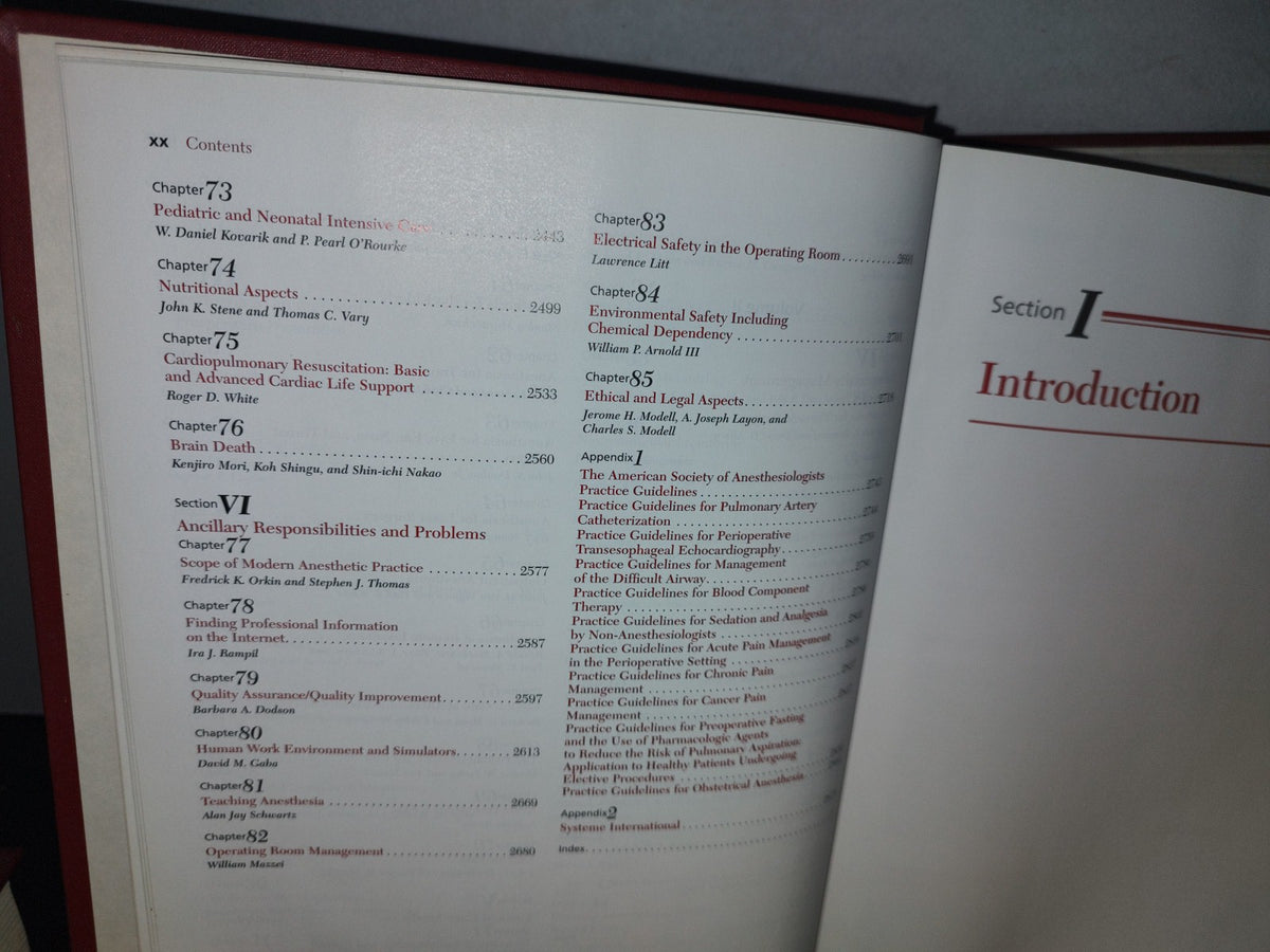179- Anesthesia. Fifth Edition. Volume 1 And 2 - Ronald D. Miller - 1981