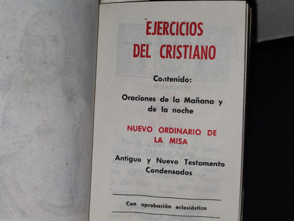 169- Recuerdo De Mi 1A. Comunión. Ejercicios Del Cristiano