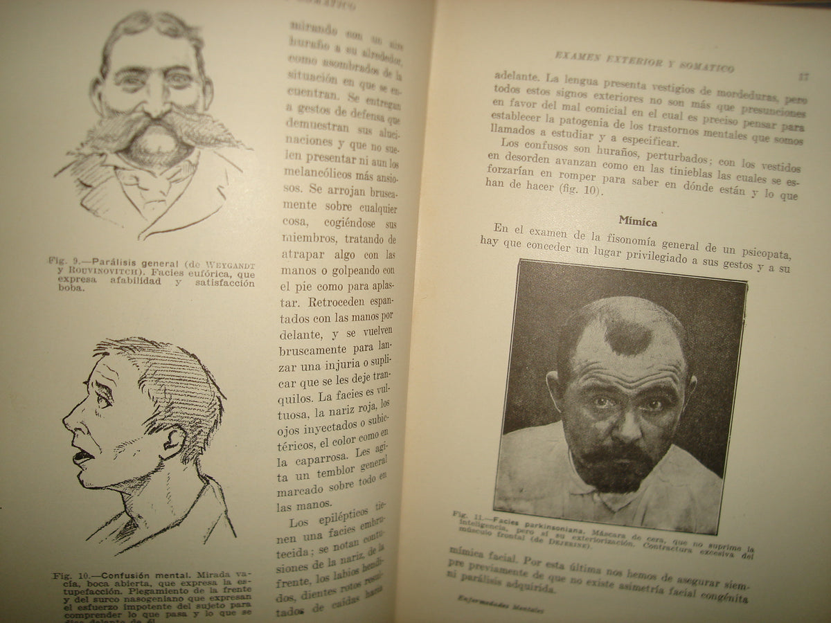 167- Práctica Semiológica De Las Enfermedades Mentales - Editorial Modesto Usón, 1938