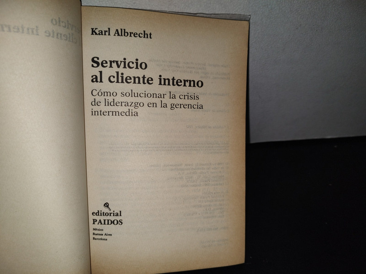 89- Servicio Al Cliente Interno - Karl Albrecht