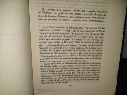 92- Derecho Mexicano Del Trabajo. Tomo I - Mario De La Cueva - 1943