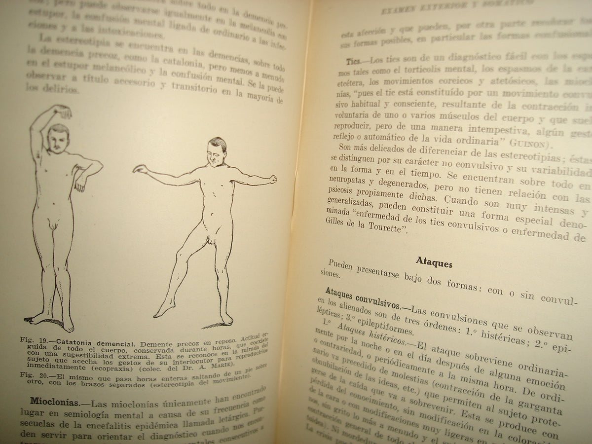 167- Práctica Semiológica De Las Enfermedades Mentales - Editorial Modesto Usón, 1938