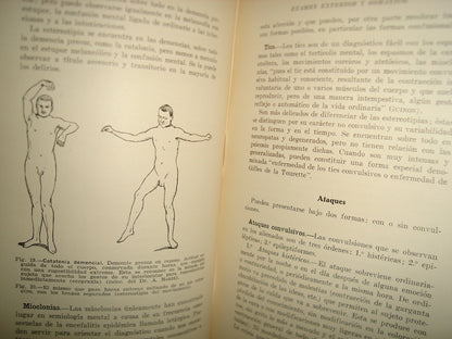 167- Práctica Semiológica De Las Enfermedades Mentales - Editorial Modesto Usón, 1938