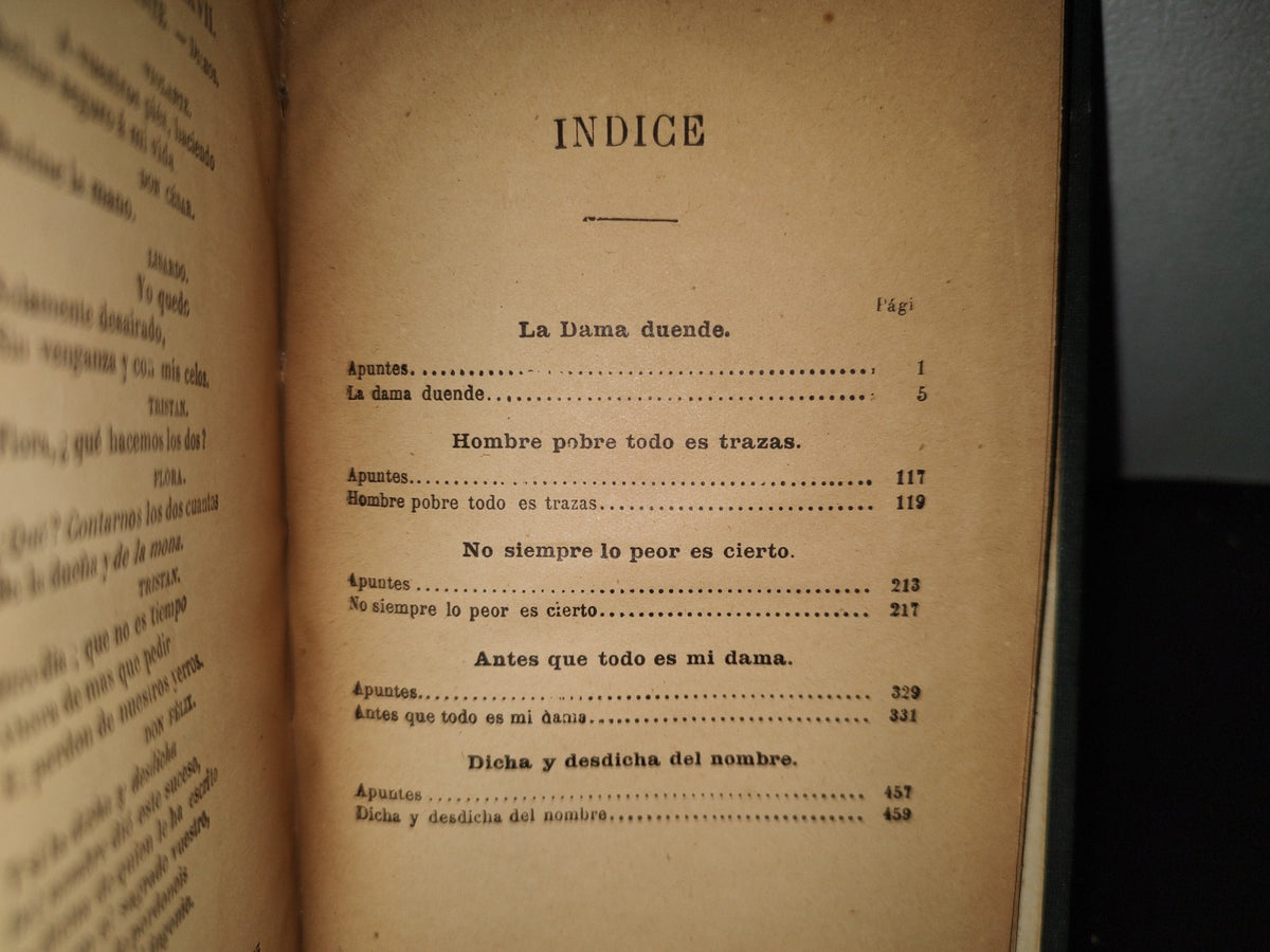 65- Teatro De Calderón De La Barca. García Ramón. Tomo IV, Comedias - 1900'S