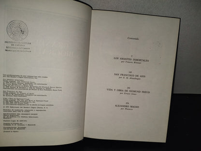 196- Selecciones Del Reader'S Digest. Grandes Biografías. San Francisco De Asis, Sigmund Freud, Los Amantes Inmortales, Alejandro Magno, 1971
