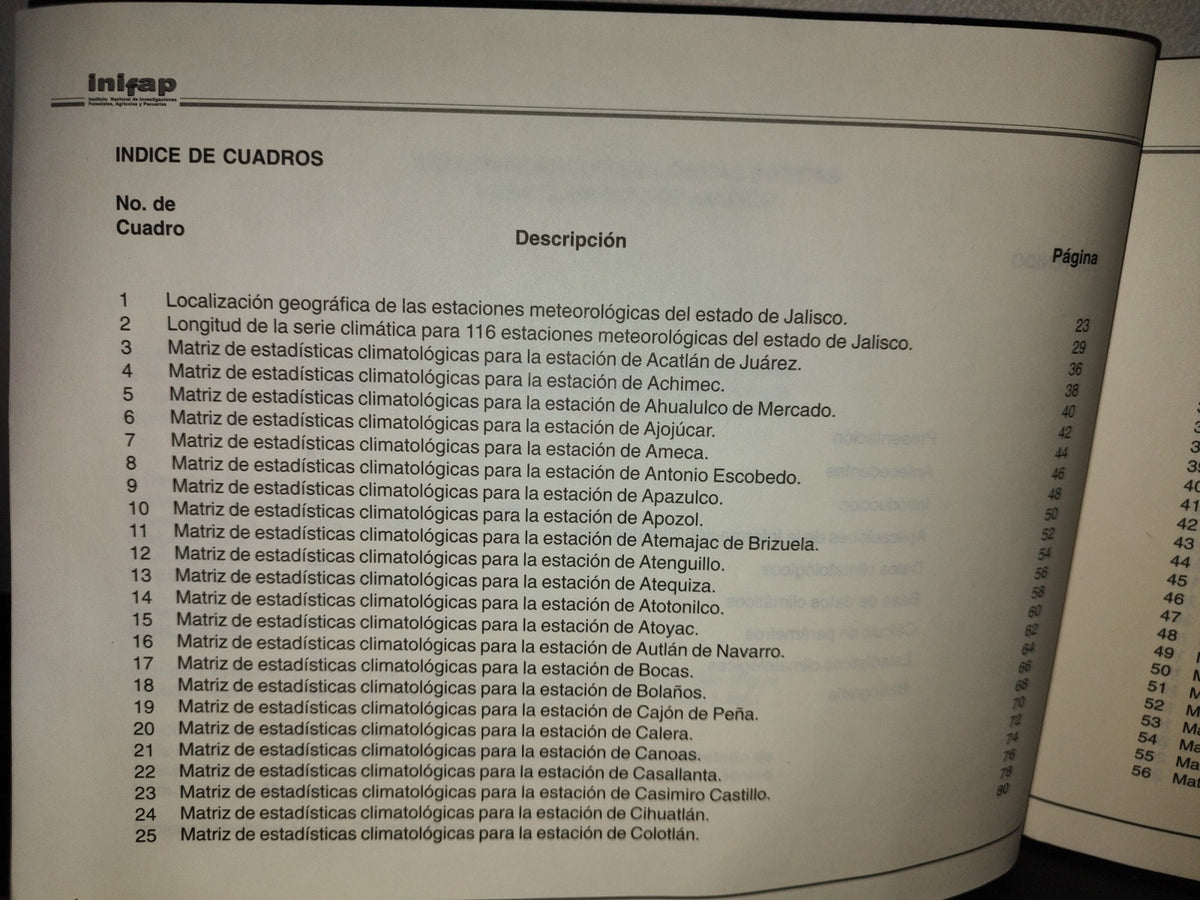 151- Estadísticas Climatológicas Básicas Para El Estado De Jalisco (Período 1961-2000)