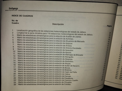 151- Estadísticas Climatológicas Básicas Para El Estado De Jalisco (Período 1961-2000)