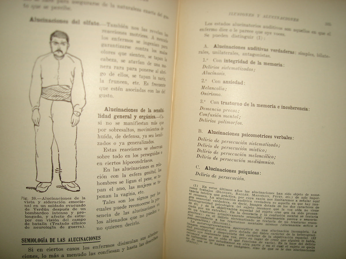 167- Práctica Semiológica De Las Enfermedades Mentales - Editorial Modesto Usón, 1938