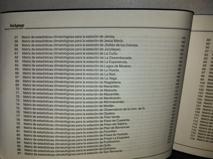 151- Estadísticas Climatológicas Básicas Para El Estado De Jalisco (Período 1961-2000)
