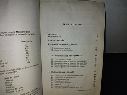 96- Maquinaria Para Fertilización, Siembra Y Trasplante - Manuales Para Educación Agropecuria