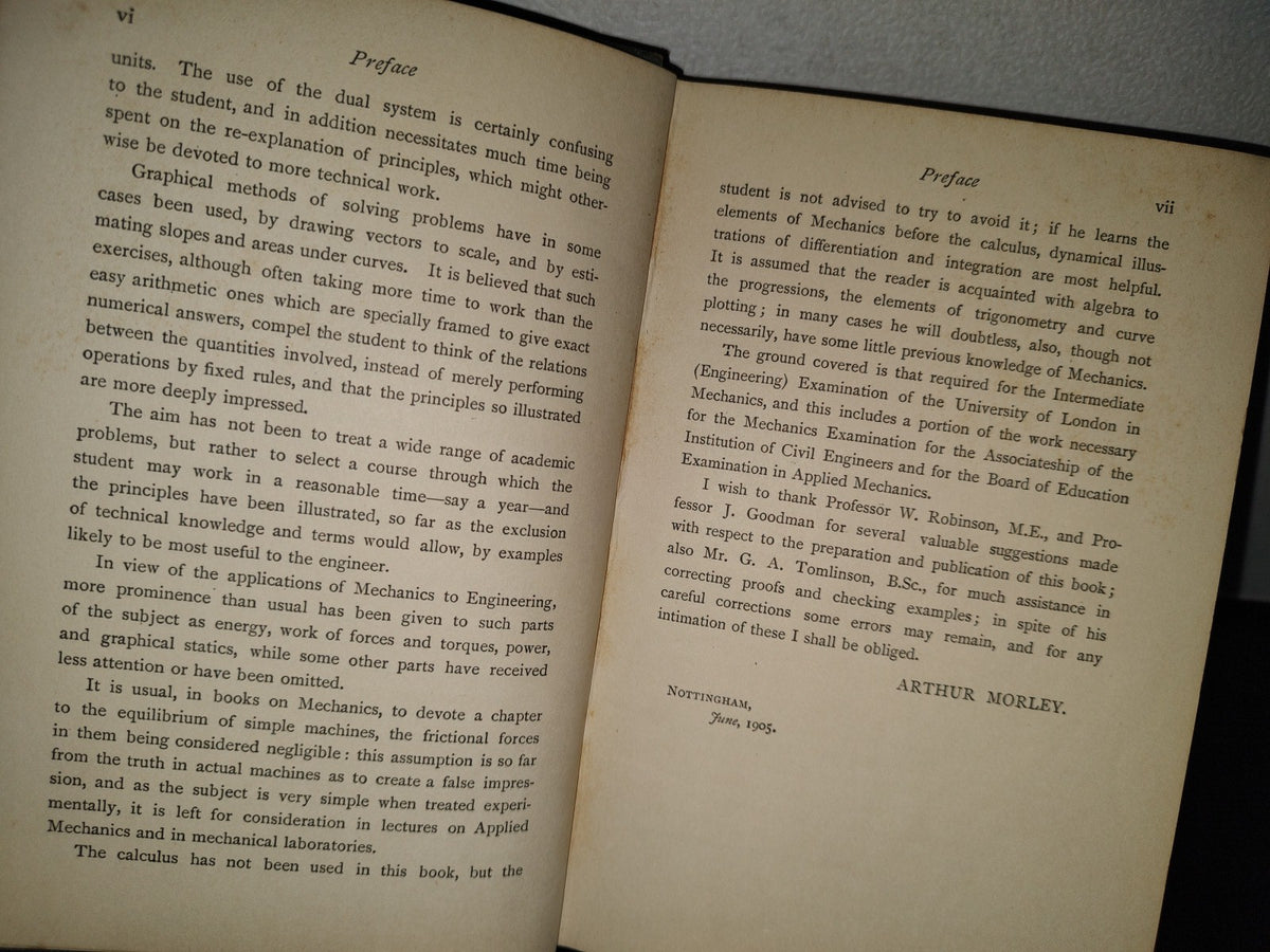 60- Mecánica Para Ingenieros / Mechanics For Engineers - Arthur Morley - 1908