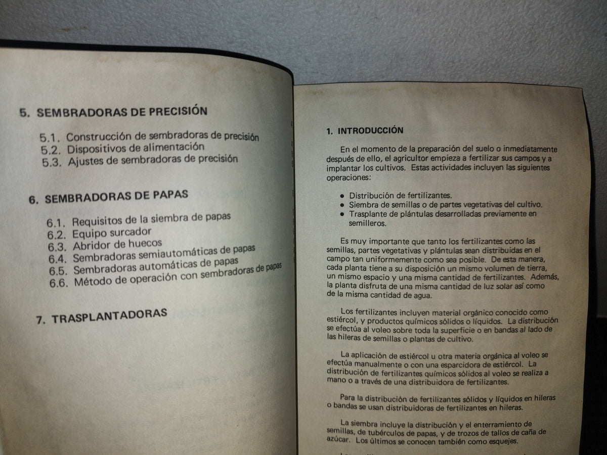 96- Maquinaria Para Fertilización, Siembra Y Trasplante - Manuales Para Educación Agropecuria