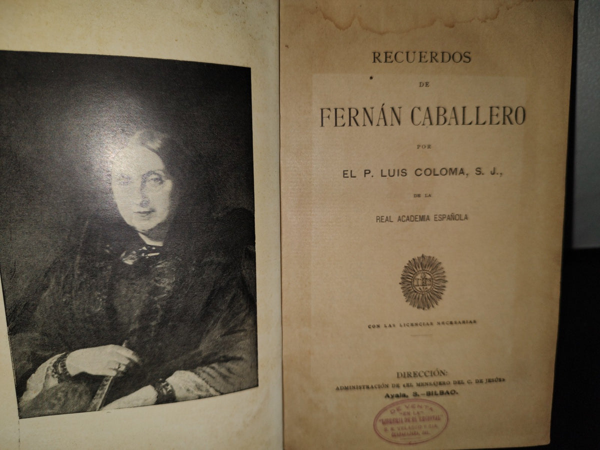 59- Recuerdos De Fernán Caballero - Luis Coloma - 1900'S