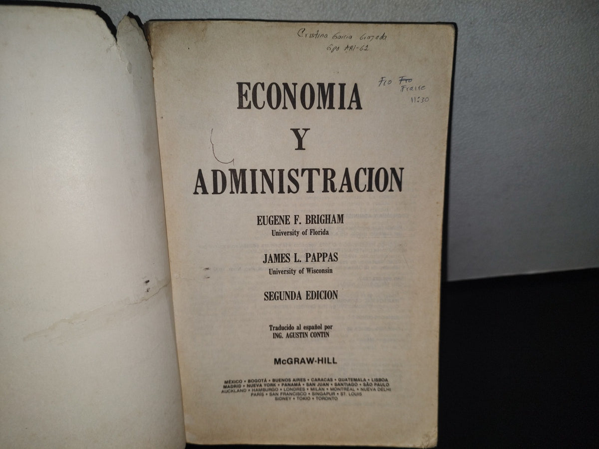 128- Economía Y Administración - Eugene F. Brigham