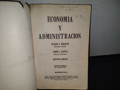 128- Economía Y Administración - Eugene F. Brigham