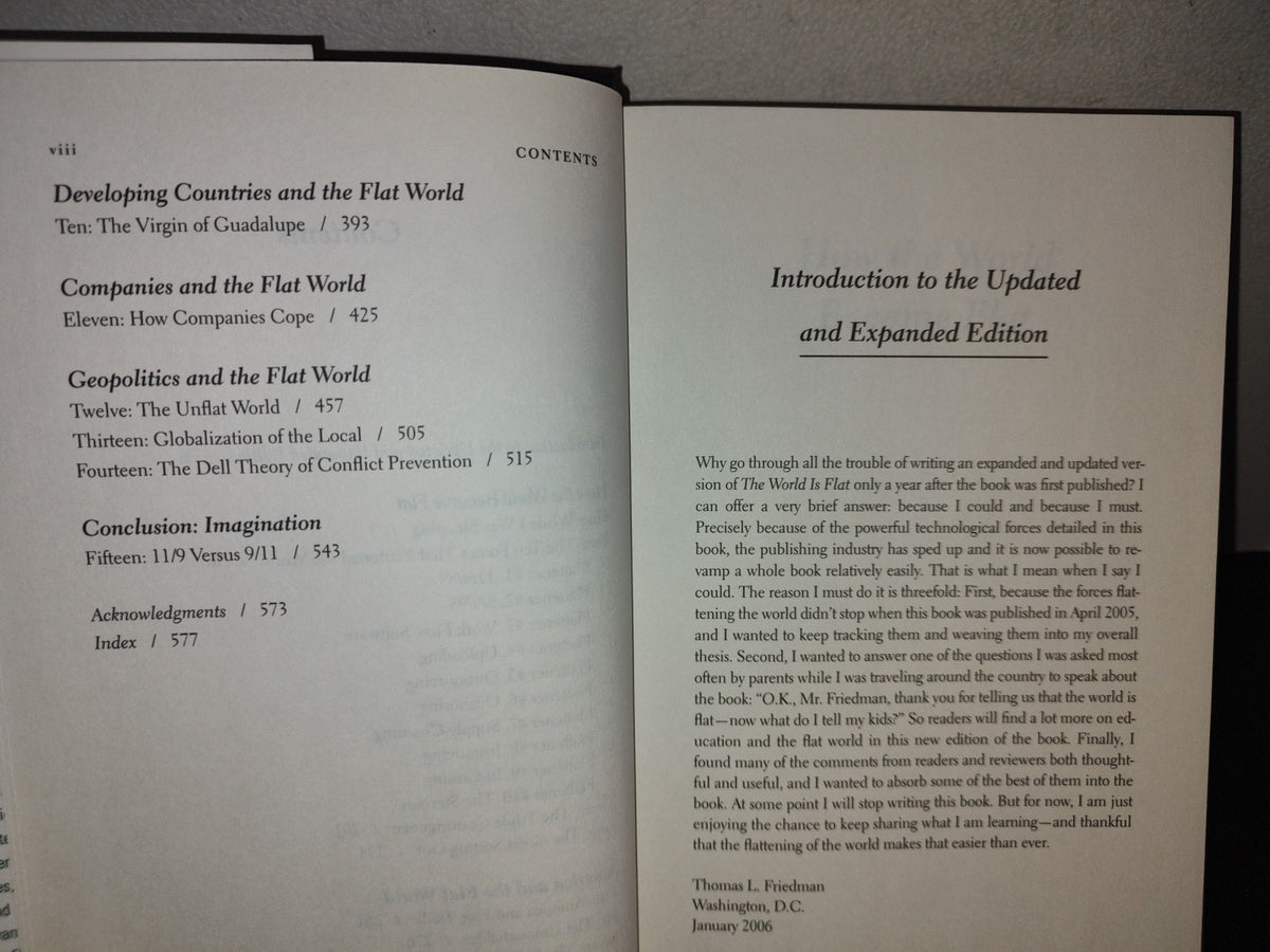 114- The World Is Flat. A Brief History Of The Twenty-First Century. Thomas Friedman. 1St. Ed. 2006